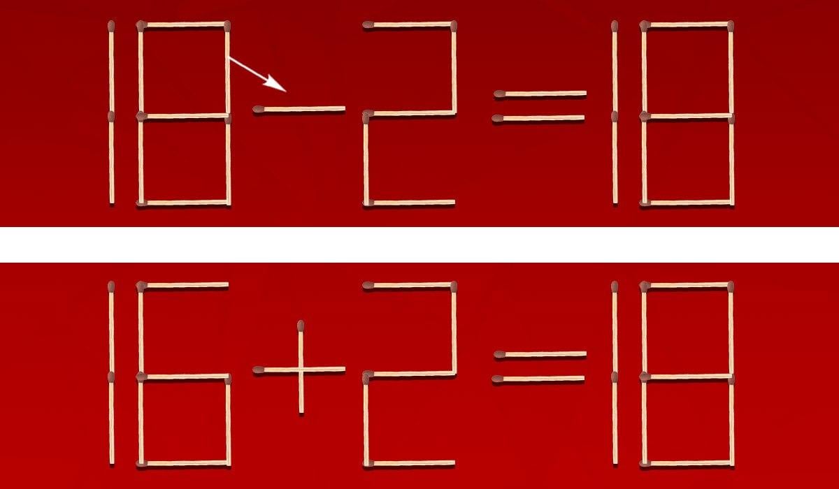 7 sekundžių galvosūkis: reikia perkelti tik vieną degtuką 7 sekundžių galvosūkis: reikia perkelti tik vieną degtuką