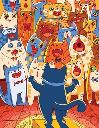 Reikia rasti žuvį tarp kačių: įdomus galvosūkis žmonėms, turintiems erelio regėjimą