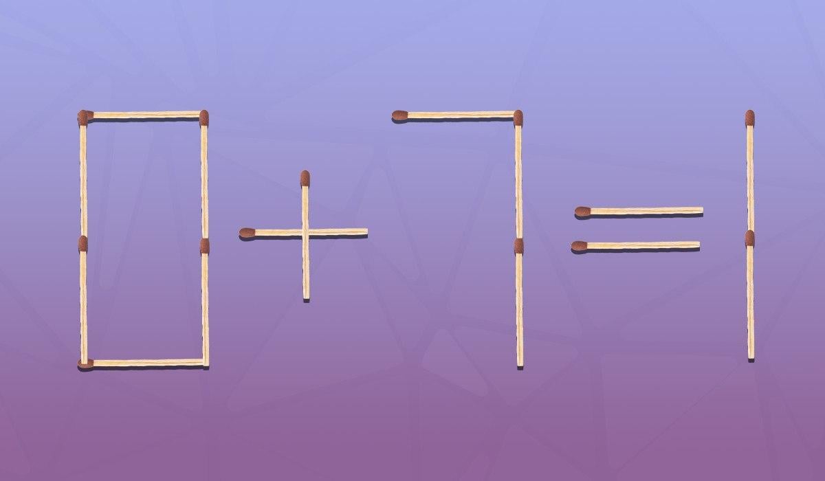 Turite perkelti vieną degtuką, kad lygybė būtų teisinga: greitas IQ testas Turite perkelti vieną degtuką, kad lygybė būtų teisinga: greitas IQ testas