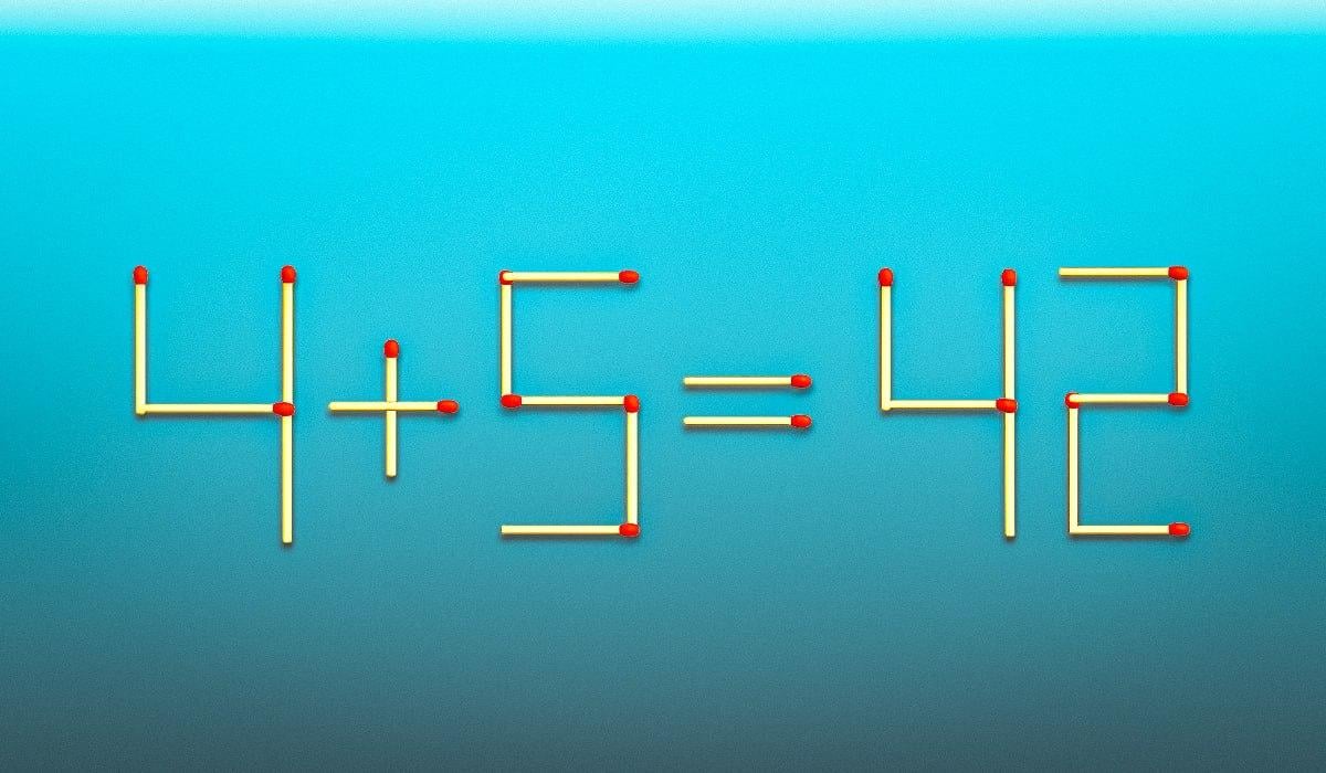 Reikia nutempti 2 degtukus, ir lygybė taps teisinga: greitas IQ testas Reikia nutempti 2 degtukus, ir lygybė taps teisinga: greitas IQ testas