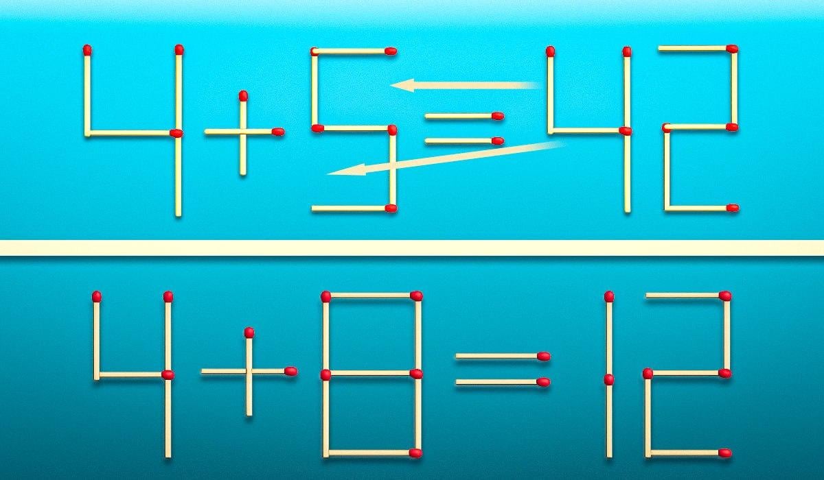Reikia nutempti 2 degtukus, ir lygybė taps teisinga: greitas IQ testas Reikia nutempti 2 degtukus, ir lygybė taps teisinga: greitas IQ testas