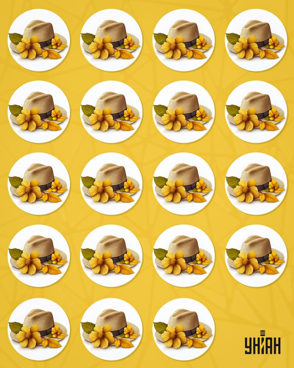 Turime rasti keistą skrybėlę tarp daugybės kitų / Moje koliažas Turime rasti keistą skrybėlę tarp daugybės kitų / Moje koliažas