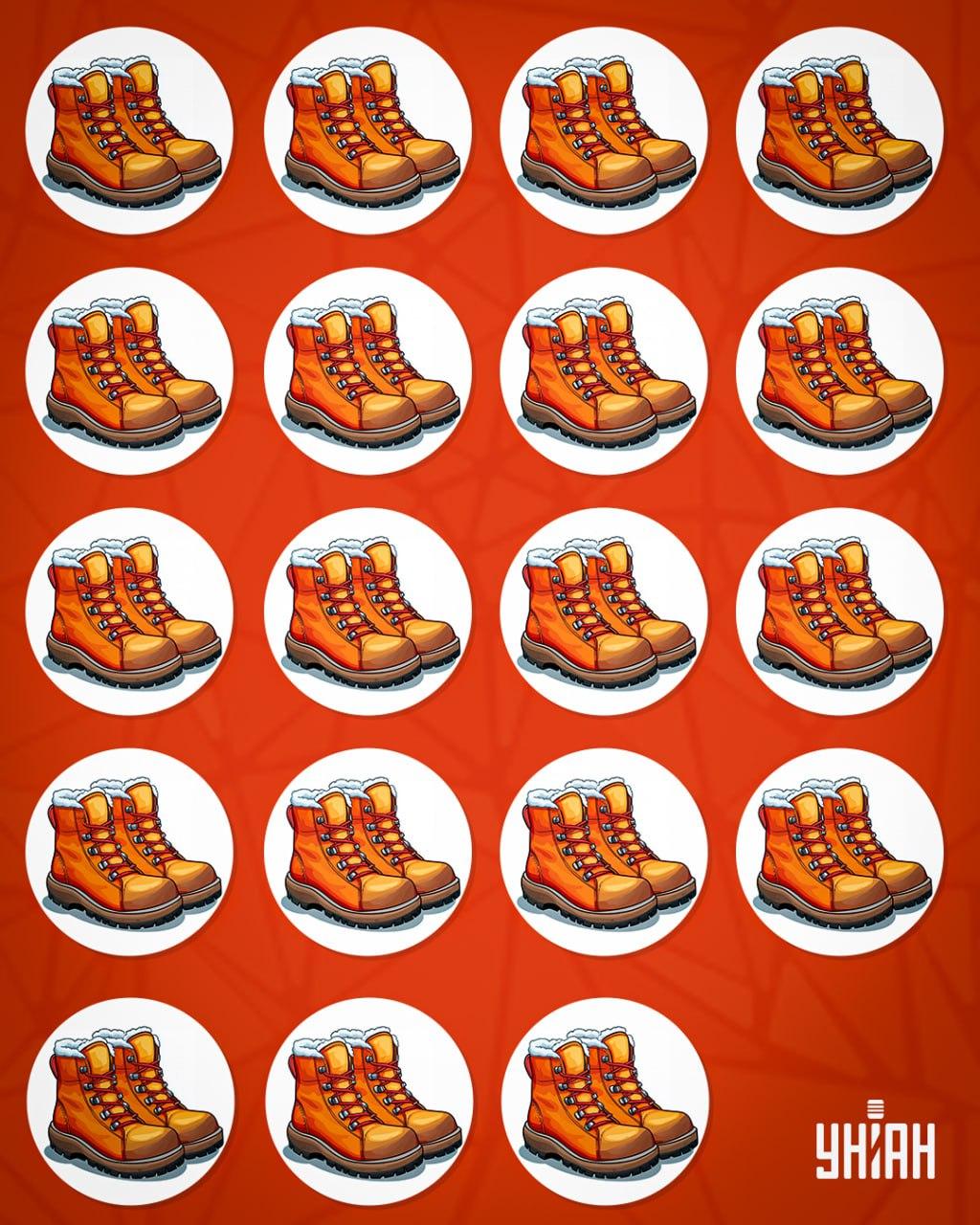 Jums reikia rasti keistą batų porą greičiau nei per 10 sekundžių / Moje koliažas