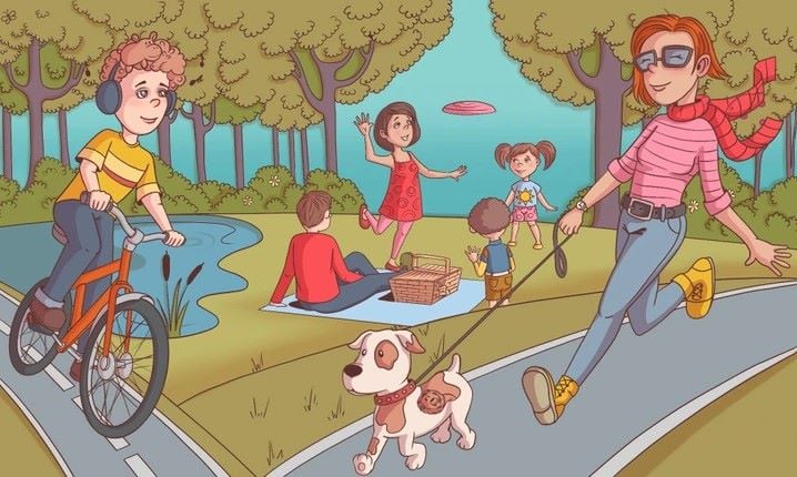 Optinė apgaulė: tik genijus gali rasti begemotą parke per 15 sekundžių Optinė apgaulė: tik genijus gali rasti begemotą parke per 15 sekundžių