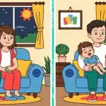 IQ iššūkis: raskite 3 skirtumus draugiškos šeimos paveikslėlyje per 41