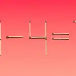 Matematinis galvosūkis: tereikia nutempti vieną degtuką Matematinis galvosūkis: tereikia nutempti vieną degtuką