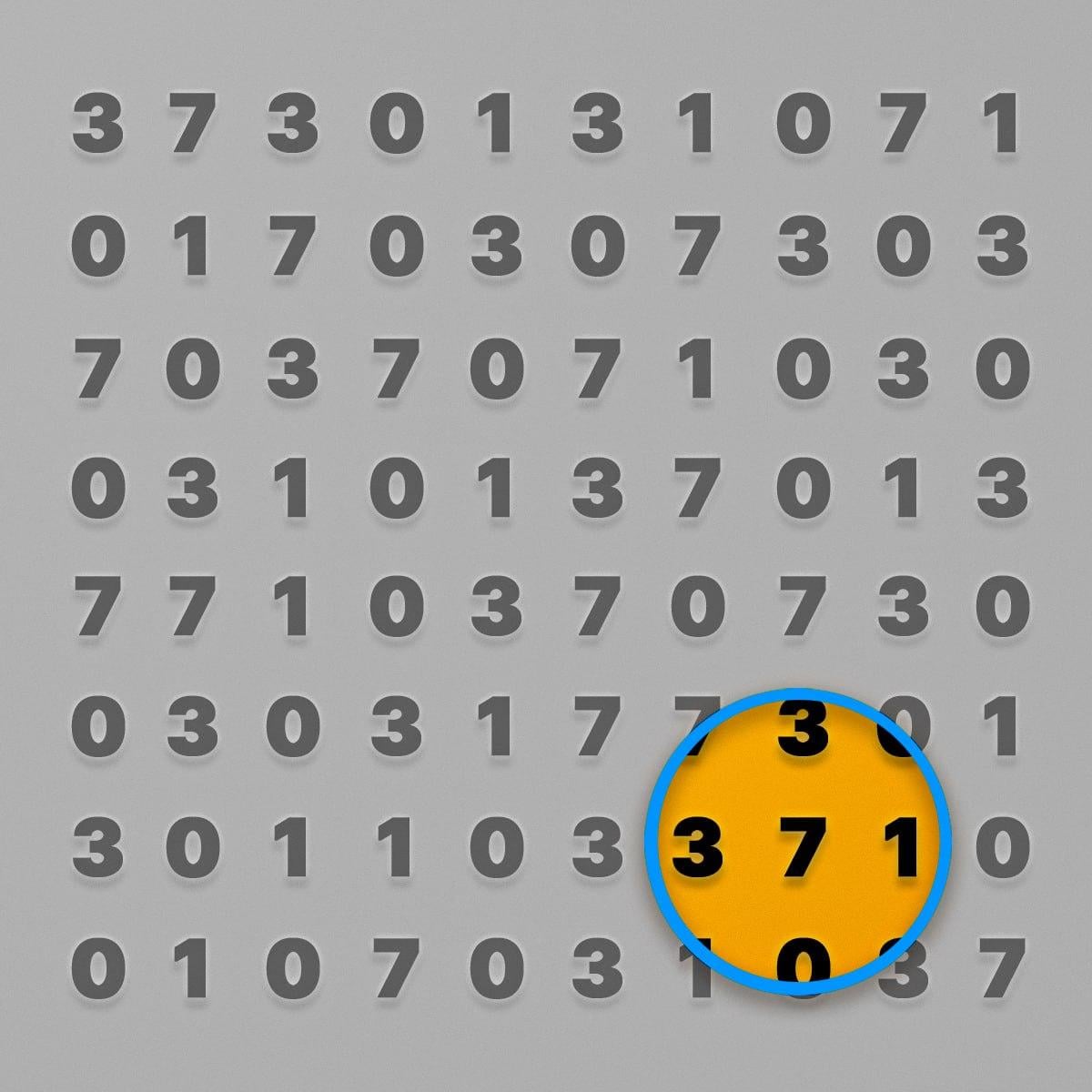 Skaičių derinys, kurį reikėjo rasti, buvo šalia apatinio kairiojo paveikslėlio / Moje paveikslėlio kampo