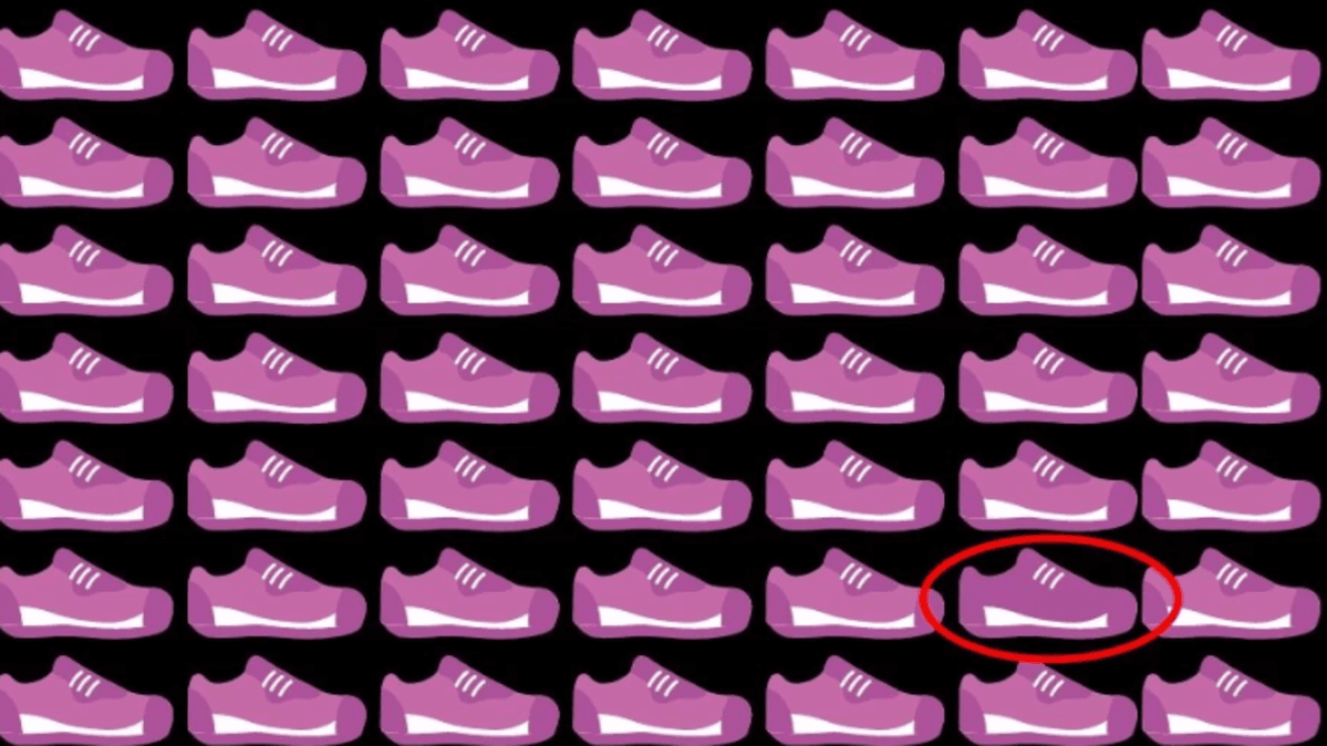 Nuotraukoje pažymėti unikalūs batai