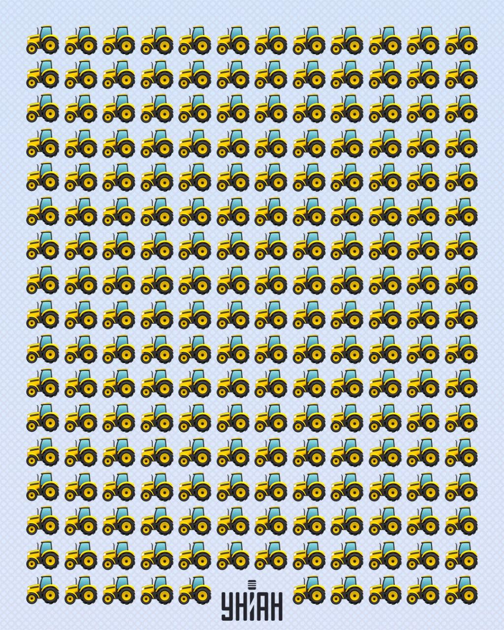 Jums reikia labai greitai rasti traktorių, kurį būtuma galima pavadinti keistu / Moje koliažu